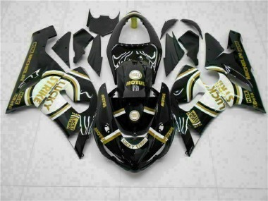 Carénages Kawasaki ZX6R 2005-2006 - Noir Bon Marché
