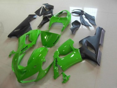 Carénage Kawasaki ZX6R 2005-2006 - Vert Bon Marché