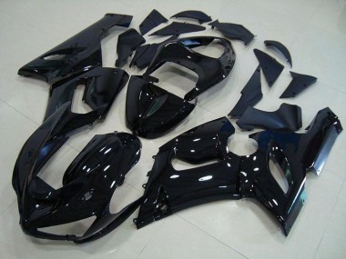 Carénage Kawasaki ZX6R 2005-2006 - Noir Brillant Bon Marché