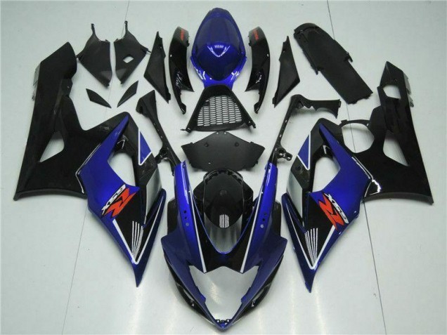 Carénages Suzuki GSXR 1000 K5 2005-2006 - Bleu Noir Bon Marché Carénages Suzuki GSXR 1000 K5 2005-2006 - Bleu Noir Bon Marché