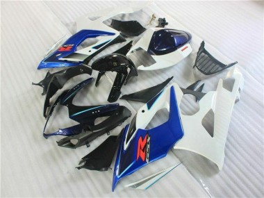 Carénage Suzuki GSXR 1000 K5 2005-2006 - Noir Bleu Blanc Bon Marché