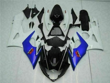 Carénages Suzuki GSXR 1000 K5 2005-2006 - Bleu Blanc Bon Marché