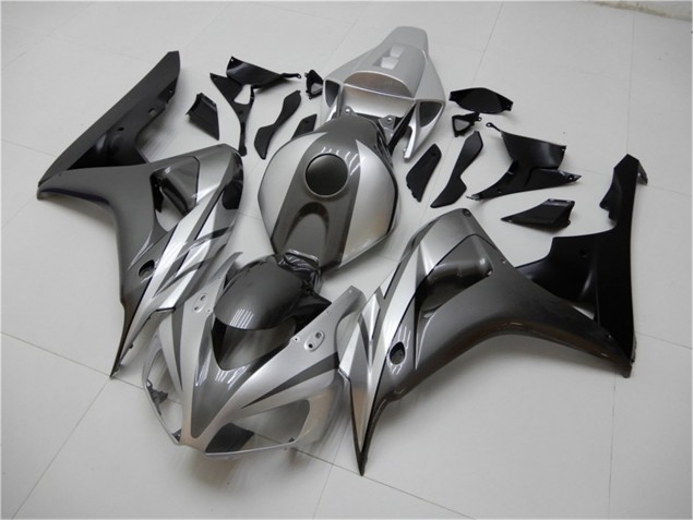 Carénage Honda CBR 1000 RR 2006-2007 - Noir Argent Gris Bon Marché Carénage Honda CBR 1000 RR 2006-2007 - Noir Argent Gris Bon Marché