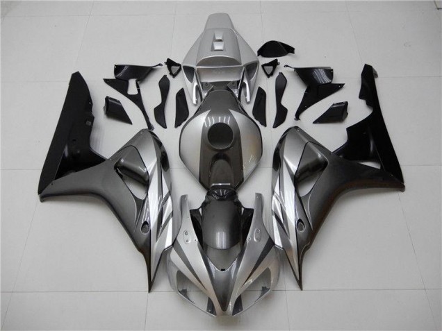 Carénage Honda CBR 1000 RR 2006-2007 - Noir Argent Gris Bon Marché Carénage Honda CBR 1000 RR 2006-2007 - Noir Argent Gris Bon Marché
