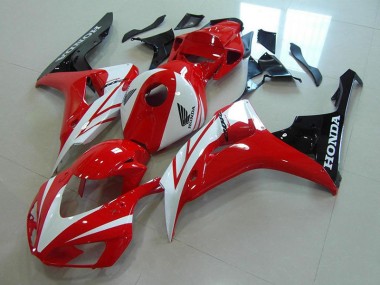 Carénage Honda CBR 1000 RR 2006-2007 - Rouge Blanc Bon Marché