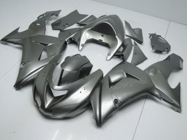 Carénage Kawasaki ZX10R 2006-2007 - Brillant Gris Bon Marché