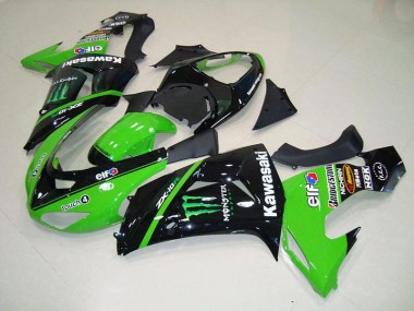 Carénages Kawasaki ZX10R 2006-2007 - Vert Monster Bon Marché