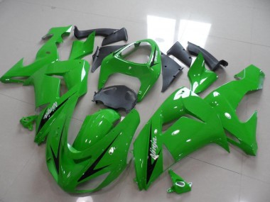 Carénage Kawasaki ZX10R 2006-2007 - Vert Noir Arrow Bon Marché