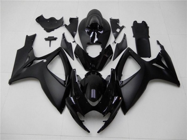 Carénage Suzuki GSXR 600 / 750 K6 2006-2007 - Noir Mat Bon Marché