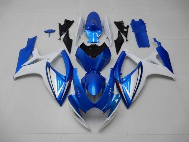 Carénages Suzuki GSXR 600 / 750 K6 2006-2007 - Bleu Blanc Bon Marché
