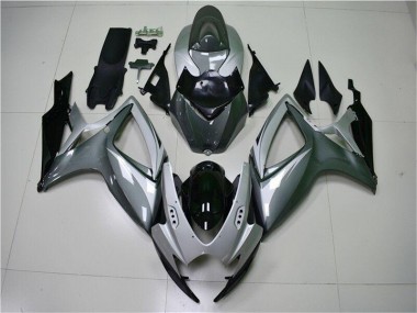 Carénages Suzuki GSXR 600 / 750 K6 2006-2007 - Argent Gris Bon Marché
