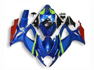 Kit Carénages Suzuki GSXR 600 / 750 K6 2006-2007 - Bleu Bon Marché