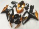 Carénages Suzuki GSXR 600 / 750 K6 2006-2007 - Noir Orange Bon Marché Carénages Suzuki GSXR 600 / 750 K6 2006-2007 - Noir Orange Bon Marché