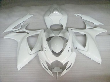 Carénage Suzuki GSXR 600 / 750 K6 2006-2007 - Blanc Nacré Bon Marché
