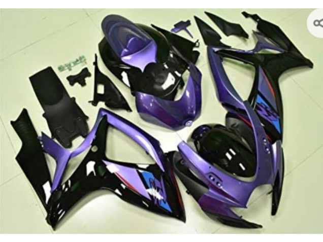 Carénage Suzuki GSXR 600 / 750 K6 2006-2007 - Violet Noir Bon Marché Carénage Suzuki GSXR 600 / 750 K6 2006-2007 - Violet Noir Bon Marché