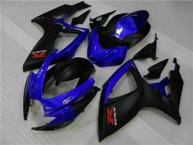 Carénages Suzuki GSXR 600 / 750 K6 2006-2007 - Bleu Noir Bon Marché