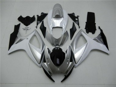 Carénages Suzuki GSXR 600 / 750 K6 2006-2007 - Argent Bon Marché
