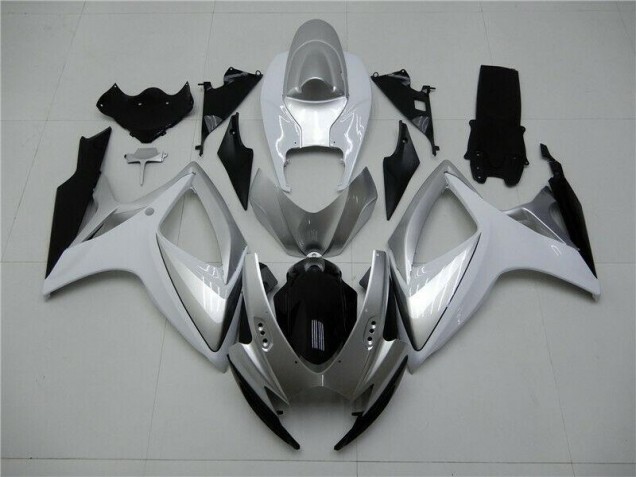 Carénages Suzuki GSXR 600 / 750 K6 2006-2007 - Argent Bon Marché Carénages Suzuki GSXR 600 / 750 K6 2006-2007 - Argent Bon Marché