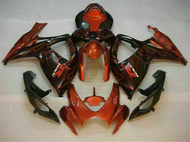 Carénage Suzuki GSXR 600 / 750 K6 2006-2007 - Rouge Bon Marché Carénage Suzuki GSXR 600 / 750 K6 2006-2007 - Rouge Bon Marché