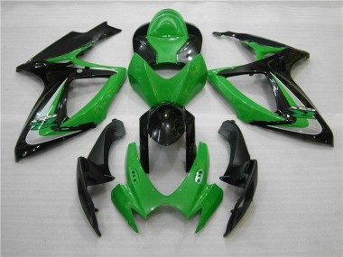 Carénage Suzuki GSXR 600 / 750 K6 2006-2007 - Vert Bon Marché