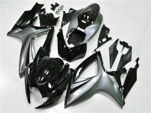 Kit Carénages Suzuki GSXR 600 / 750 K6 2006-2007 - Noir Bon Marché Kit Carénages Suzuki GSXR 600 / 750 K6 2006-2007 - Noir Bon Marché