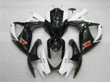 Carénages Suzuki GSXR 600 / 750 K6 2006-2007 - Blanc Noir Bon Marché