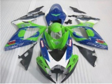 Carénage Suzuki GSXR 600 / 750 K6 2006-2007 - Bleu Vert Bon Marché