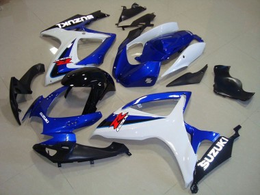 Carénage Suzuki GSXR 750 K6 2006-2007 - Bleu Blanc Noir Bon Marché