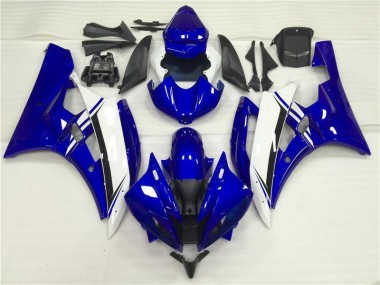 Carénage Yamaha R6 2006-2007 - Bleu Blanc Bon Marché
