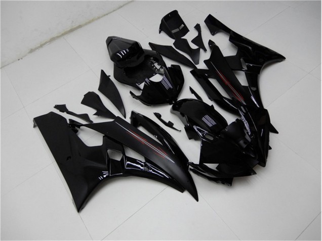 Carénage Yamaha R6 2006-2007 - Brillant Noir Mat Bon Marché Carénage Yamaha R6 2006-2007 - Brillant Noir Mat Bon Marché