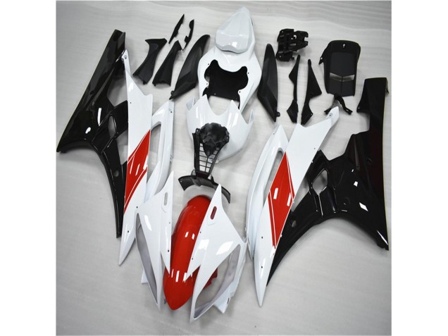 Carénage Yamaha R6 2006-2007 - Rouge Blanc Noir Bon Marché Carénage Yamaha R6 2006-2007 - Rouge Blanc Noir Bon Marché