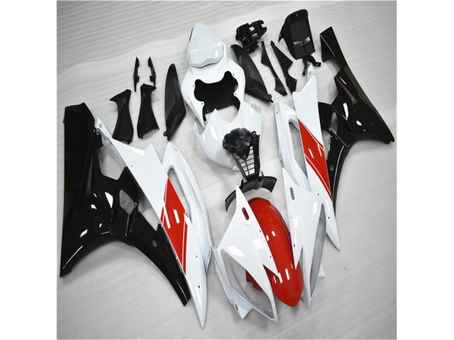 Carénage Yamaha R6 2006-2007 - Rouge Blanc Noir Bon Marché Carénage Yamaha R6 2006-2007 - Rouge Blanc Noir Bon Marché