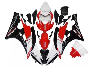 Carénages Yamaha R6 2006-2007 - Blanc Rouge Noir Bon Marché