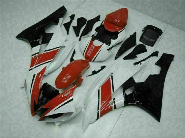 Kit Carénages Yamaha R6 2006-2007 - Rouge Blanc Bon Marché Kit Carénages Yamaha R6 2006-2007 - Rouge Blanc Bon Marché