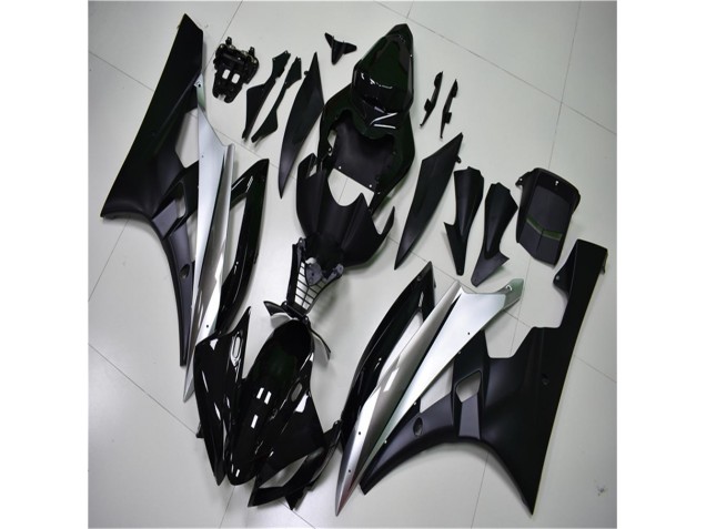 Kit Carénages Complet Yamaha R6 2006-2007 - Argent Noir Bon Marché Kit Carénages Complet Yamaha R6 2006-2007 - Argent Noir Bon Marché