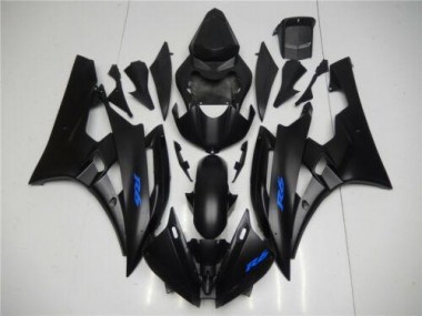 Carénage Yamaha R6 2006-2007 - Noir Bleu Bon Marché