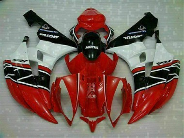 Carénage de Rechange Yamaha R6 2006-2007 - Rouge Blanc Bon Marché
