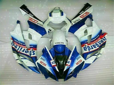 Carénages Yamaha R6 2006-2007 - Blanc Bleu Bon Marché