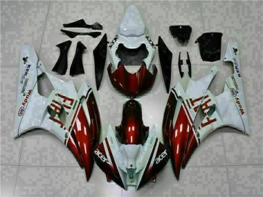 Carénage Yamaha R6 2006-2007 - Brun Blanc Bon Marché