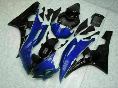 Carrosserie Yamaha R6 2006-2007 - Bleu Noir Bon Marché