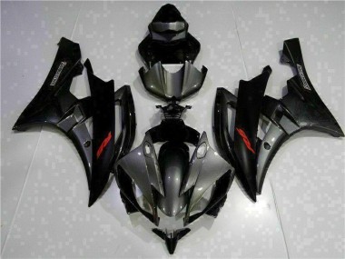 Carénages Yamaha R6 2006-2007 - Gris Noir Bon Marché