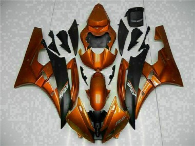 Carénage Yamaha R6 2006-2007 - Orange Bon Marché