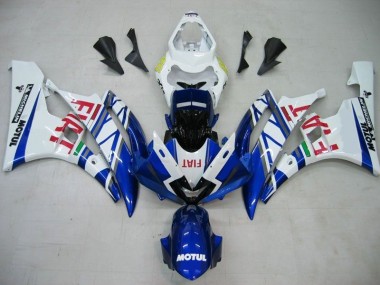 Carénage Yamaha R6 2006-2007 - Bleu Blanc Motul Rouge Fiat Bon Marché