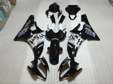 Carénage Yamaha R6 2006-2007 - Noir Brillant Bon Marché