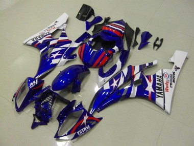 Carénage Yamaha R6 2006-2007 - Rouge Bleu Star Bon Marché
