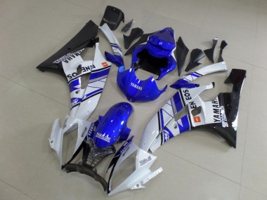 Carénage Yamaha R6 2006-2007 - Bleu Bleu Blanc ENEOS Bon Marché