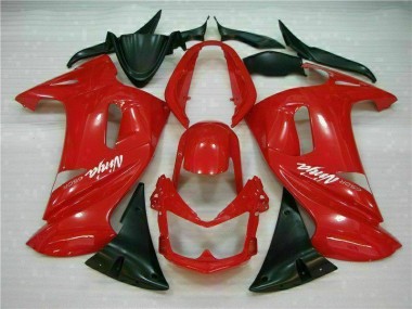 Carénage Kawasaki EX650 2006-2008 - Brillant Rouge Bon Marché