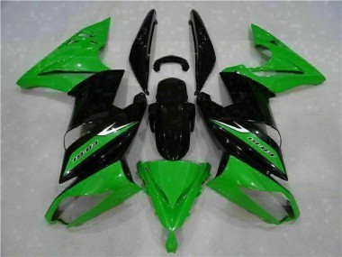 Carénages Kawasaki EX650 2006-2008 - Vert Noir Bon Marché