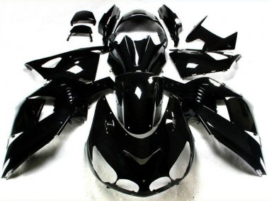 Carénage Kawasaki ZX14R ZZR 1400 2006-2011 - Noir Brillant Bon Marché