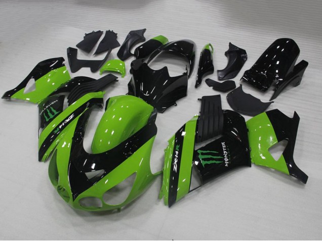 Carénage Kawasaki ZX14R ZZR 1400 2006-2011 - Vert Monster Bon Marché Carénage Kawasaki ZX14R ZZR 1400 2006-2011 - Vert Monster Bon Marché